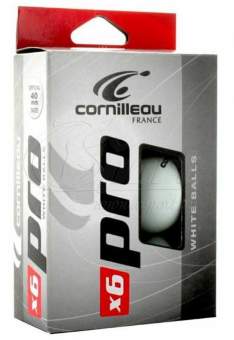 Мячи Cornilleau Pro 6 шт. 40 мм. (белый) Мячи Cornilleau Pro 6 шт. 40 мм. (белый)