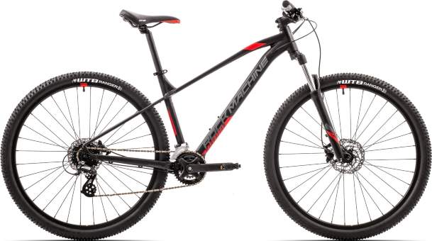 Велосипед Rock Machine Manhattan 70 29 Matte Black/Grey/Red Велосипед Rock Machine Manhattan 70 29 Matte Black/Grey/Red