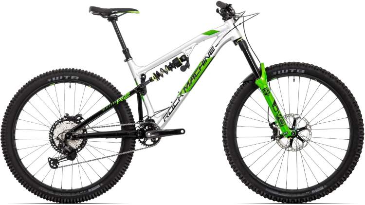 Велосипед Rock Machine Blizzard 90-297 RZ Gloss Silver/Black/Green 