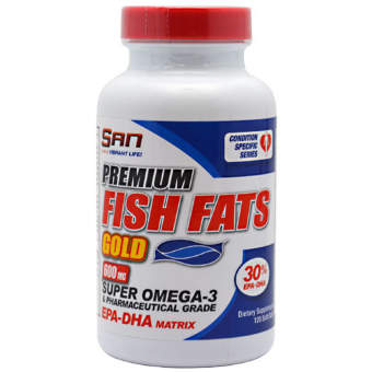 SAN Premium Fish Fats Gold 120 капс. SAN Premium Fish Fats Gold 120 капс.