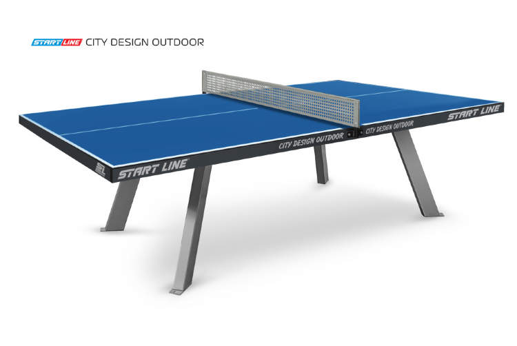 Антивандальный теннисный стол Start Line City Design Outdoor Синий 